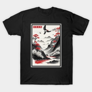 Japanese mountains T-Shirt